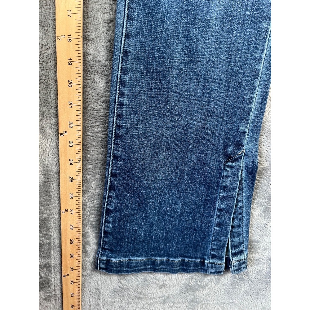 Judy Blue Jeans Womens 9/29 28x31 Blue Slim Bootcut Denim Stretch Tummy Control - Picture 4 of 12
